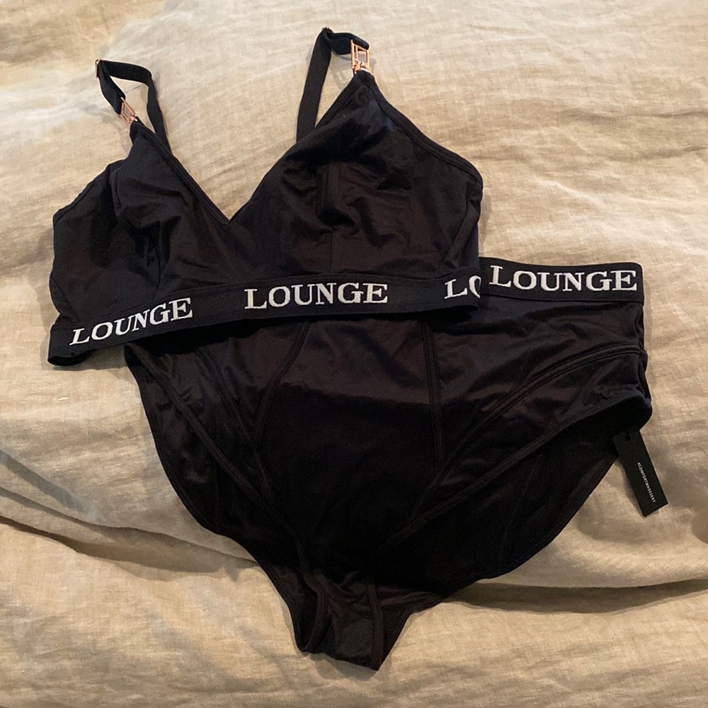 Lounge Nursing Bra & Briefs Set NWT